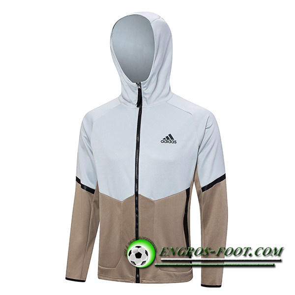 Veste A Capuche Adidas Brune 2023/2024