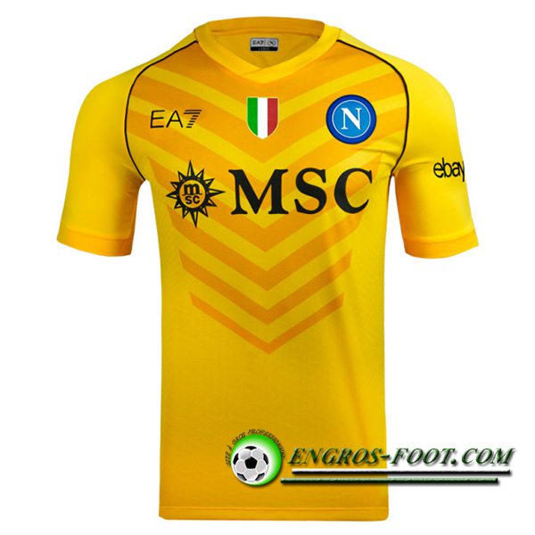 Maillot de Foot SSC Naples Jaune 2023/2024