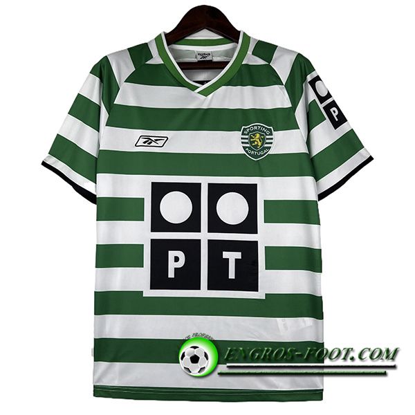 Maillot de Foot Sporting Lisbon Retro Domicile 2003/2004