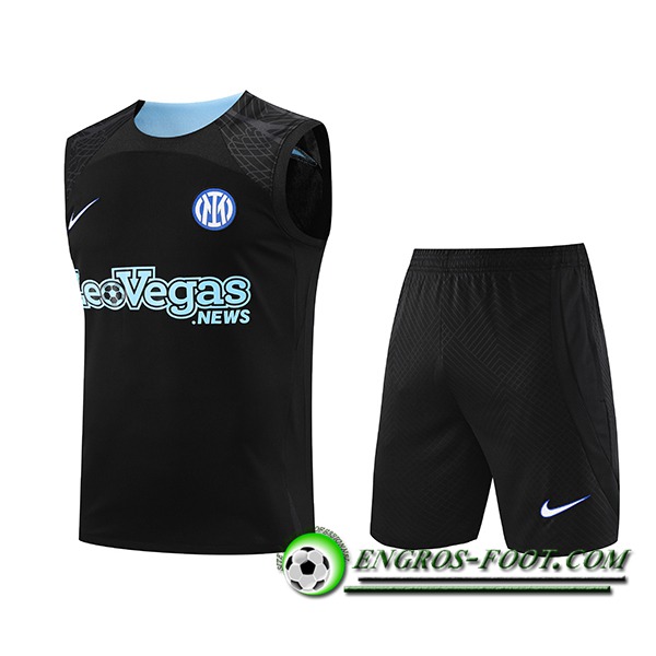 Ensemble Training Debardeur + Shorts Inter Milan Noir 2023/2024 -02