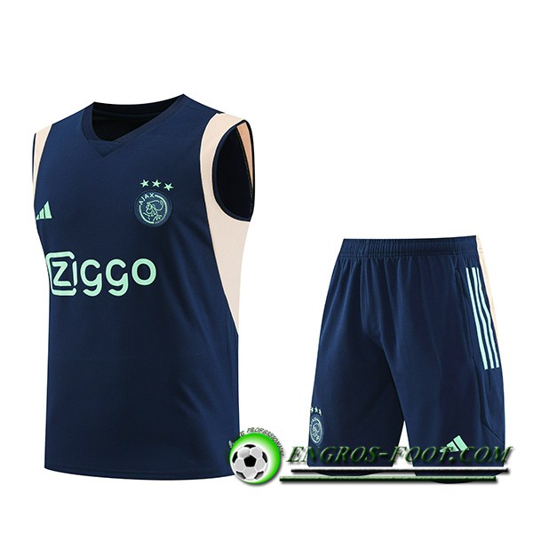 Ensemble Training Debardeur + Shorts Ajax Bleu Marine 2023/2024