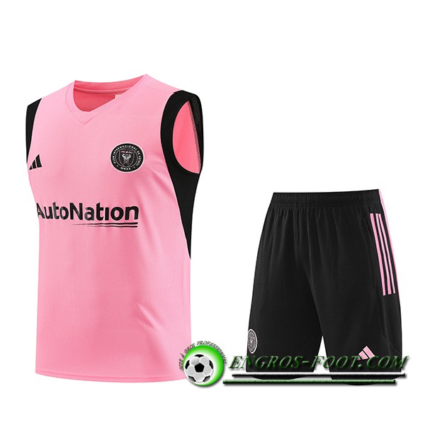 Ensemble Training Debardeur + Shorts Inter Miami CF Rose 2023/2024