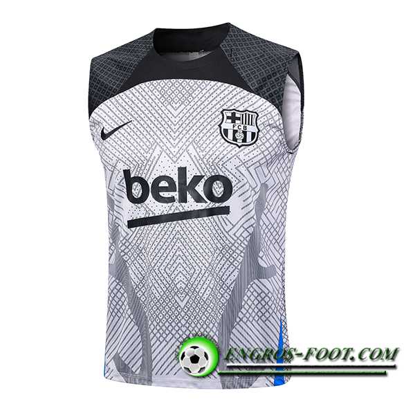 Training Debardeur FC Barcelone Gris Clair 2023/2024