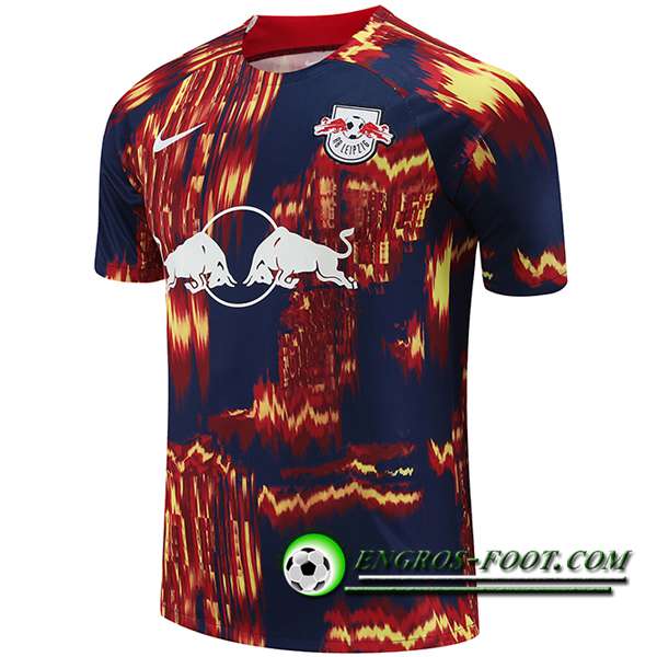 Training T-Shirts RB Leipzig Bleu/Rouge 2023/2024