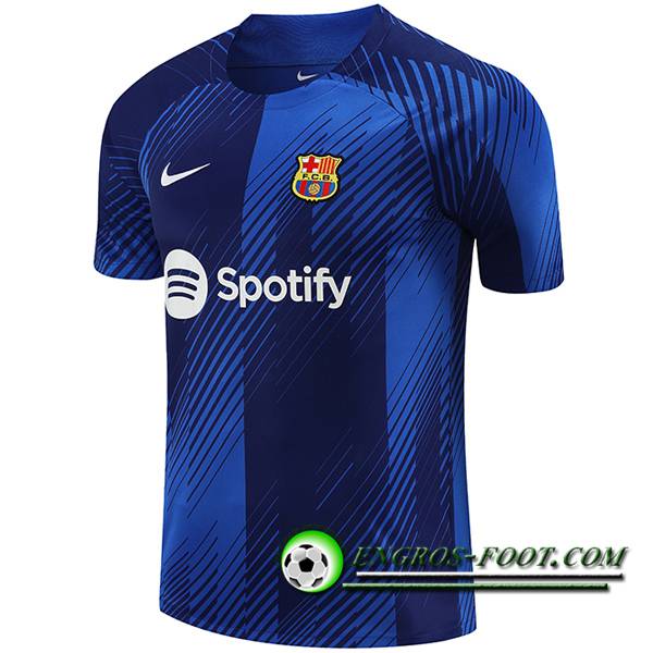 Training T-Shirts FC Barcelone Bleu 2023/2024 -02