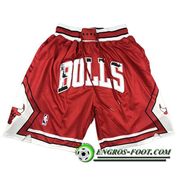 Shorts NBA Chicago Bulls 2023/24 Rouge