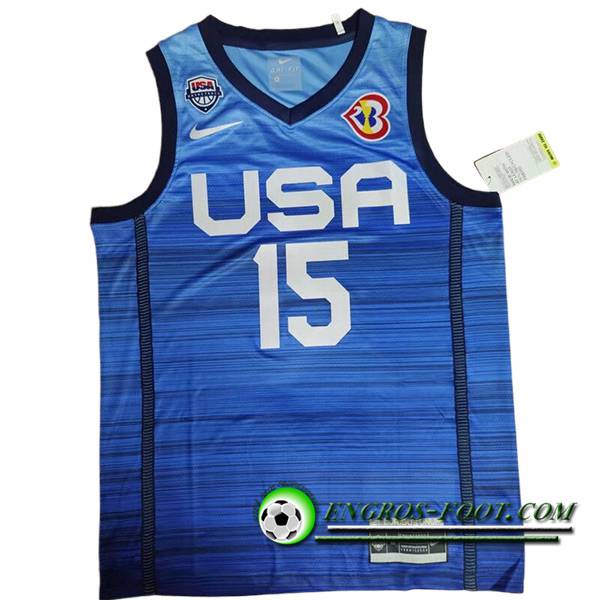 Maillot USA (REAVES #15) 2023/24 Bleu