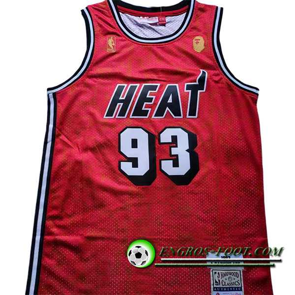 Maillot Miami Heat (BAPE #93) 2023/24 Rouge