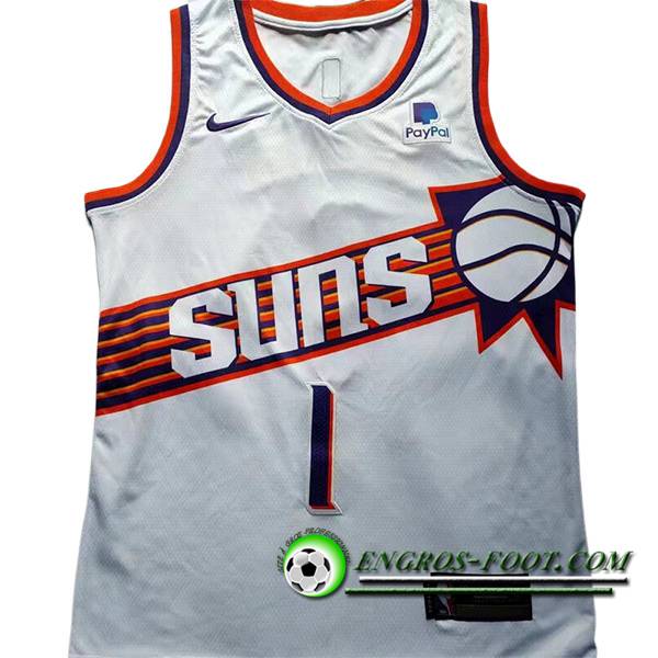 Maillot Phoenix Suns (BOOKER #1) 2023/24 Blanc