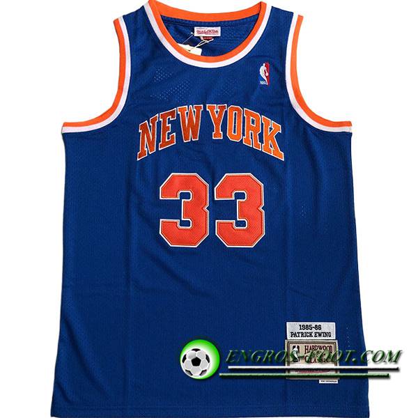 Maillot New York Knicks (EWING #33) 2023/24 Bleu