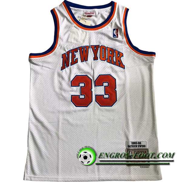 Maillot New York Knicks (EWING #33) 2023/24 Blanc