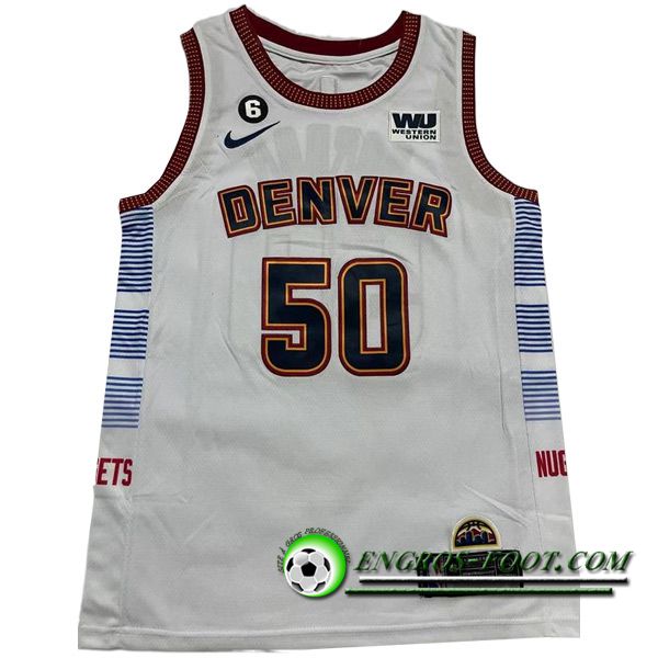 Maillot Denver Nuggets (GORDAN #50) 2023/24 Blanc