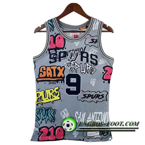 Maillot San Antonio Spurs (PARKER #9) 2023/24 Gris