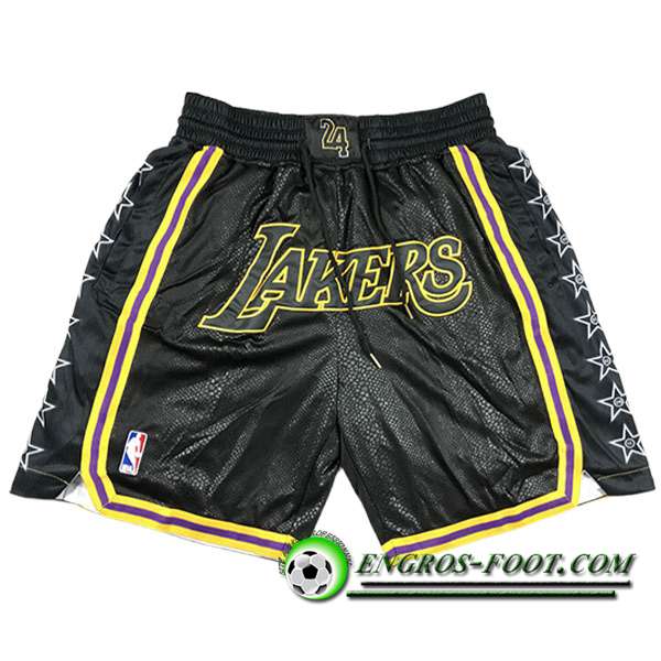 Shorts NBA Los Angeles Lakers 2023/24 Noir -03