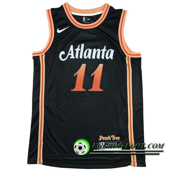 Maillot Atlanta Hawks (YOUNG #11) 2023/24 Noir