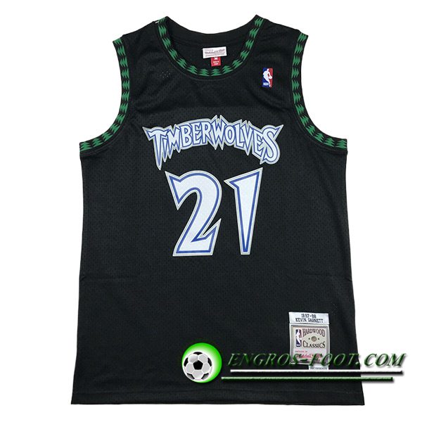 Maillot Minnesota Timberwolves (GARNETT #21) 2023/24 Noir