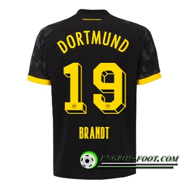 Maillot de Foot Dortmund BVB (BRANDT #19) 2023/2024 Exterieur