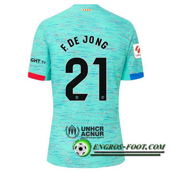 Maillot de Foot Barcelona (F. DE JONG #21) 2023/2024 Third