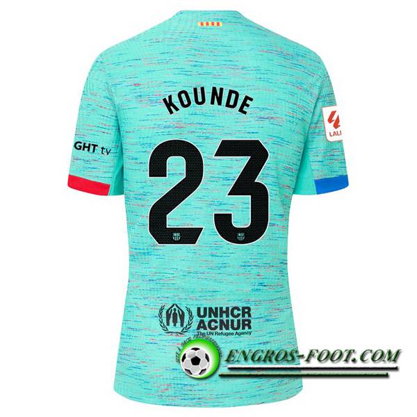 Maillot de Foot Barcelona (KOUNDE #23) 2023/2024 Third