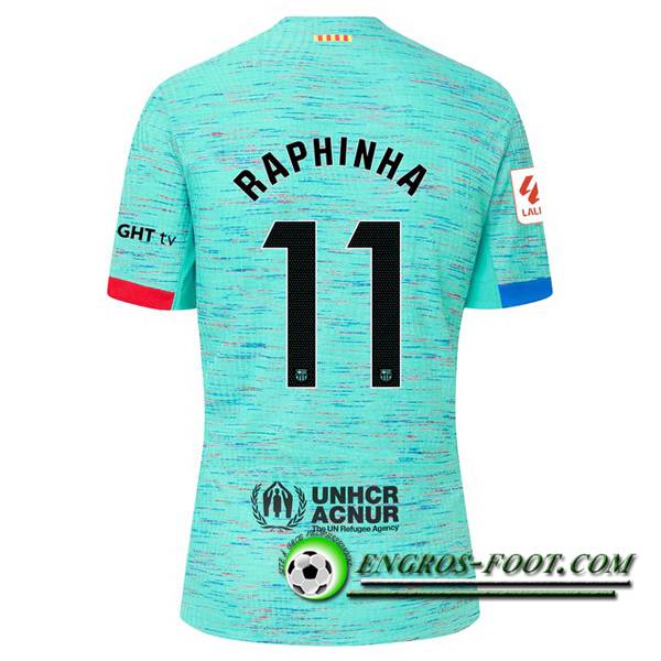 Maillot de Foot Barcelona (RAPHINHA #11) 2023/2024 Third