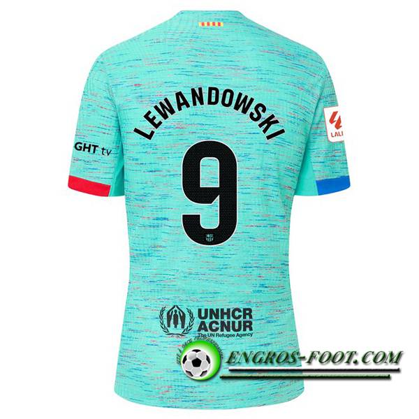 Maillot de Foot Barcelona (LEWANDOWSKI #9) 2023/2024 Third