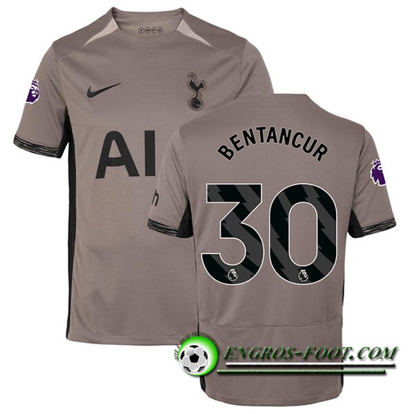 Maillot de Foot Tottenham Hotspur (BENTANCUR #30) 2023/2024 Third