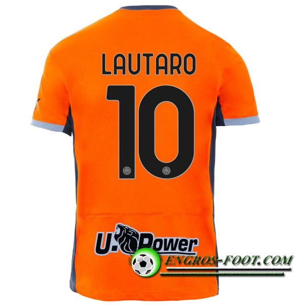 Maillot de Foot Inter Milan (LAUTARO #10) 2023/2024 Third