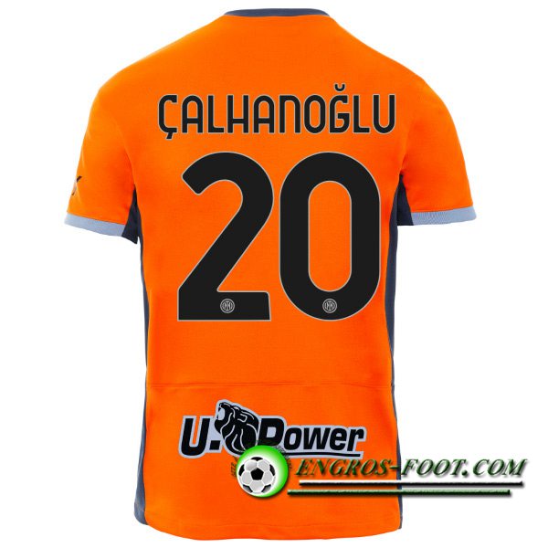 Maillot de Foot Inter Milan (CALHANOGLU #20) 2023/2024 Third