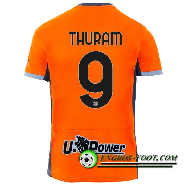 Maillot de Foot Inter Milan (THURAM #9) 2023/2024 Third