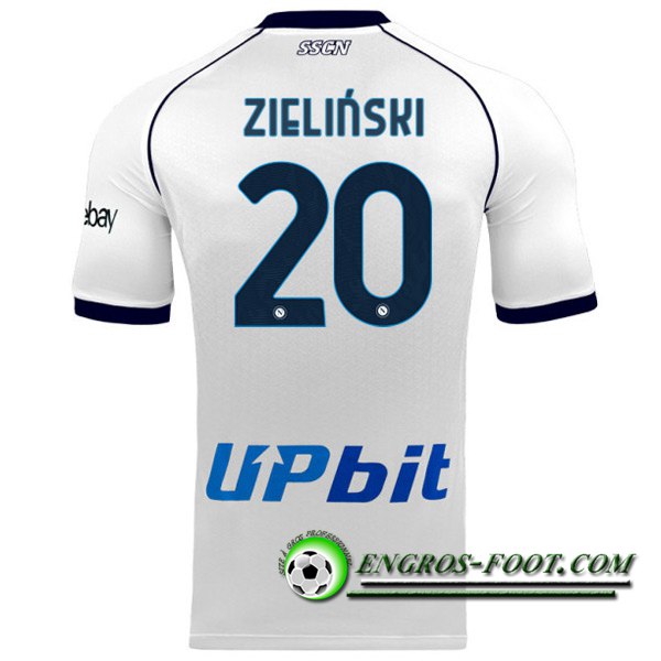 Maillot de Foot SSC Naples (ZIELINSKI #20) 2023/2024 Exterieur