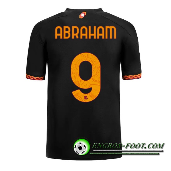 Maillot de Foot As Rome (ABRAHAM #9) 2023/2024 Third