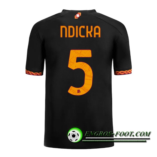 Maillot de Foot As Rome (NDICKA #5) 2023/2024 Third