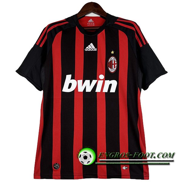 Maillot de Foot Milan AC Retro Domicile 2008/2009