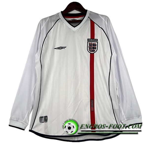 Maillot de Foot Angleterre Retro Longues Domicile Domicile 2002