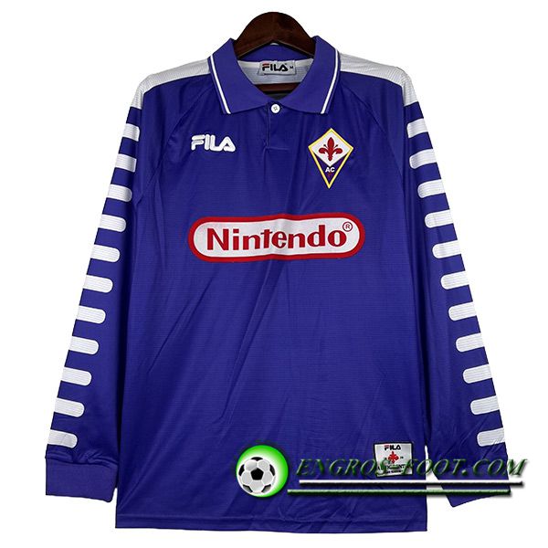 Maillot de Foot ACF Fiorentina Retro Manches Longues Domicile 1998/1999