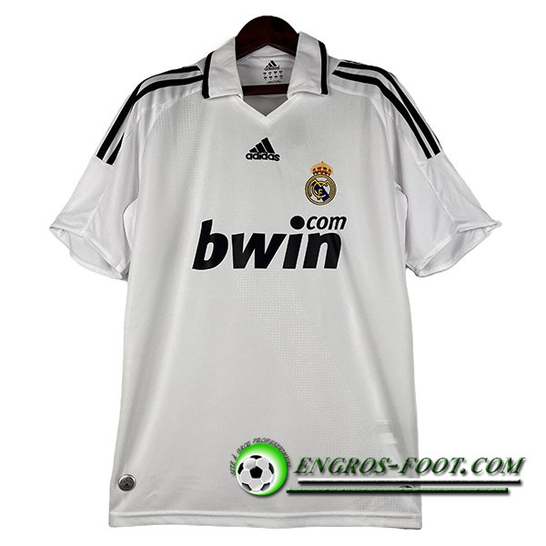 Maillot de Foot Real Madrid Retro Domicile 2008/2009