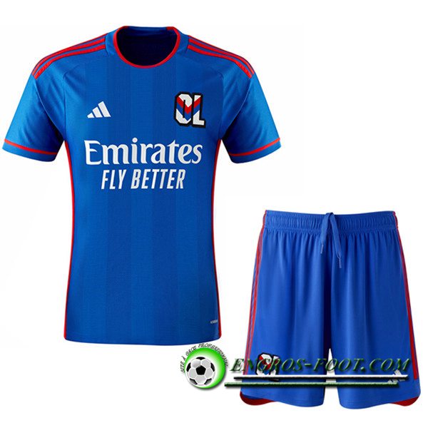 Ensemble Maillot Lyon Exterieur + Short 2023/2024