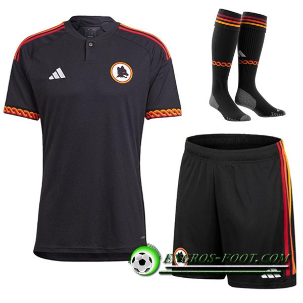 Ensemble Maillot AS Roma Third (Short + Chaussettes) 2023/2024