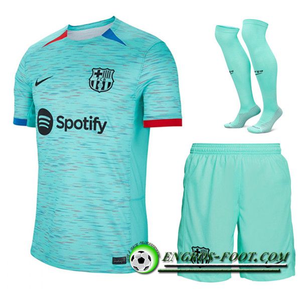 Ensemble Maillot FC Barcelone Third (Short + Chaussettes) 2023/2024