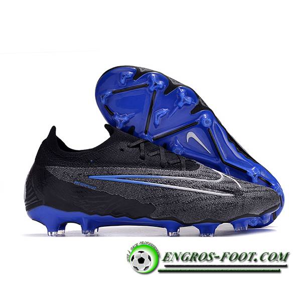 Nike Chaussures de Foot Phantom GX Elite DF Link FG Noir/Bleu