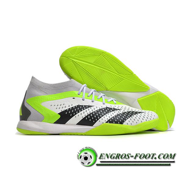 Adidas Chaussures de Foot Predator PREDATOR ACCURACY.1 IC BOOTS Blanc/Noir/Gris/Vert