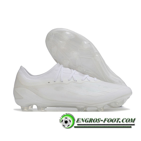 Adidas Chaussures de Foot X CRAZYFAST MESSI.1 FG BOOTS Blanc