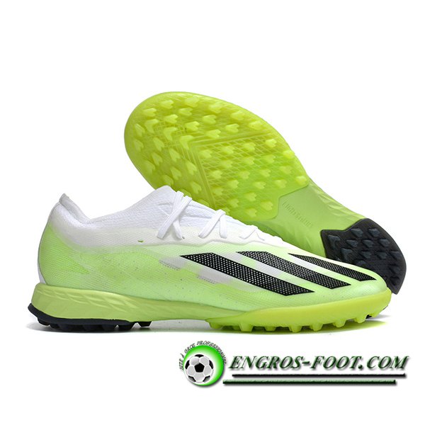 Adidas Chaussures de Foot X CRAZYFAST.1 TF BOOTS Vert