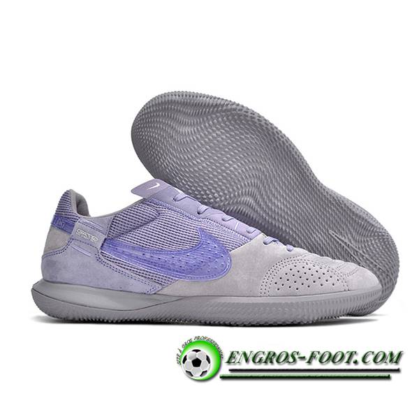 Nike Chaussures de Foot Streetgato Gris/Pourpre