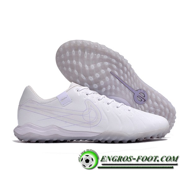 Nike Chaussures de Foot Tiempo Legend X Academy TF Blanc