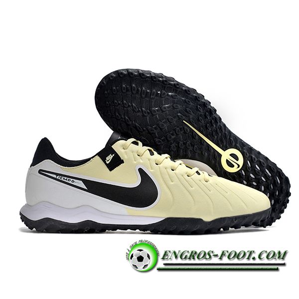 Nike Chaussures de Foot Tiempo Legend X Academy TF Noir/Jaune