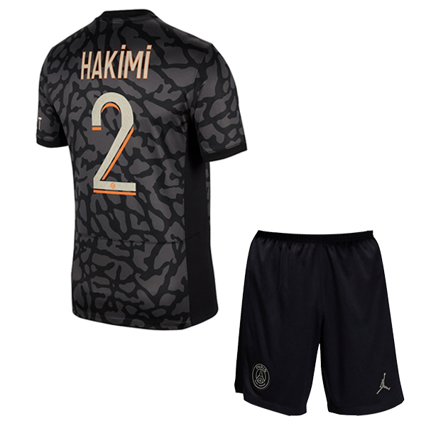 Maillot de Foot PSG (HAKIMI #2) Enfants 2023/2024 Third