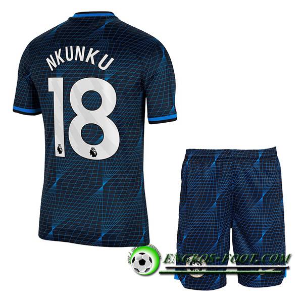 Maillot de Foot Chelsea (NKUNKU #18) Enfants 2023/2024 Exterieur