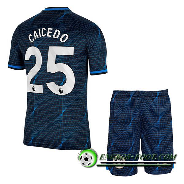 Maillot de Foot Chelsea (CAICEDO #25) Enfants 2023/2024 Exterieur