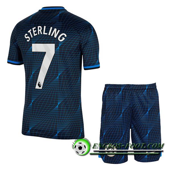 Maillot de Foot Chelsea (STERLING #7) Enfants 2023/2024 Exterieur